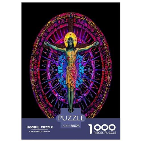 Jesus Puzzle 1000 Teile Schwer Puzzle Spielzeug Pädagogisches Spiel Impossible Herausforderung Spielzeug Für Erwachsene Kinder 38x26cm/1000pcs Jesus Puzzle 1000 Teile Schwer Puzzle Spielzeug Pädagogisches Spiel Impossible Herausforderung Spielzeug Für Erwachsene Kinder 38x26cm/1000pcs von ChengzeTCo