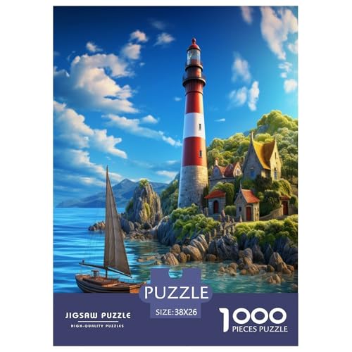 Leuchtturm Puzzle 1000 Teile Schwer Puzzle Spielzeug Pädagogisches Spiel Impossible Herausforderung Spielzeug Für Erwachsene Und Kinder Ab 12 Jahren 38x26cm/1000pcs Leuchtturm Puzzle 1000 Teile Schwer Puzzle Spielzeug Pädagogisches Spiel Impossible Herausforderung Spielzeug Für Erwachsene Und Kinder Ab 12 Jahren 38x26cm/1000pcs von ChengzeTCo