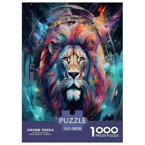 Löwen Puzzle 1000 Teile Schwer Puzzle Spielzeug Pädagogisches Spiel Impossible Herausforderungsspielzeug Für Erwachsene Kinder 38x26cm/1000pcs Löwen Puzzle 1000 Teile Schwer Puzzle Spielzeug Pädagogisches Spiel Impossible Herausforderungsspielzeug Für Erwachsene Kinder 38x26cm/1000pcs von ChengzeTCo