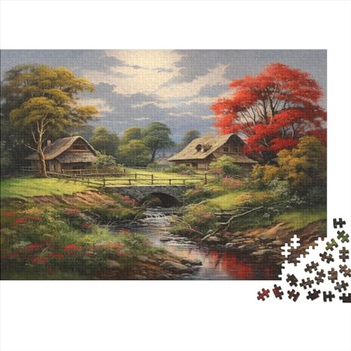 Paradies Puzzle Farbenfrohes 500 Teile Impossible Puzzle Herausforderndes Puzzle Lustiges Kunstpuzzle Puzzle-Geschenk Für Die Ganze Familie von ChengzeTCo