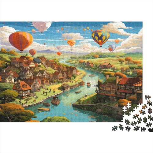 Paradies Puzzle Farbenfrohes 500 Teile Impossible Puzzle Schwieriges Puzzle Lustiges Kunstpuzzle Lernspiel Geschenk Für Erwachsene Teenager von ChengzeTCo