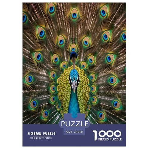 Pfauen Puzzle 1000 Teile Schwer Puzzle Spielzeug Pädagogisches Spiel Impossible Herausforderungsspielzeug Für Erwachsene Und Kinder Ab 14 Jahren 70x50cm/1000pcs Pfauen Puzzle 1000 Teile Schwer Puzzle Spielzeug Pädagogisches Spiel Impossible Herausforderungsspielzeug Für Erwachsene Und Kinder Ab 14 Jahren 70x50cm/1000pcs von ChengzeTCo