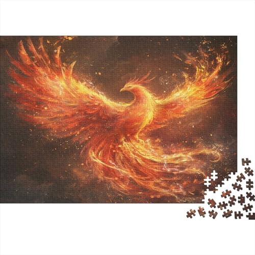 Phoenix 1000 Stück Puzzles Für Erwachsene Teenager Stress Abbauen Familien-Puzzlespiel 1000-teiliges Puzzle Kinder Lernspiel Spielzeug Geschenk Puzzel 1000pcs (75x50cm) von ChengzeTCo