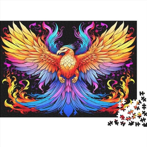 Phoenix Puzzlespiel 1000 Teile Puzzle Für Erwachsene Und Kinder Ab 14 Jahren, Erwachsenen Puzzlespiel Puzzel 1000pcs (75x50cm) von ChengzeTCo