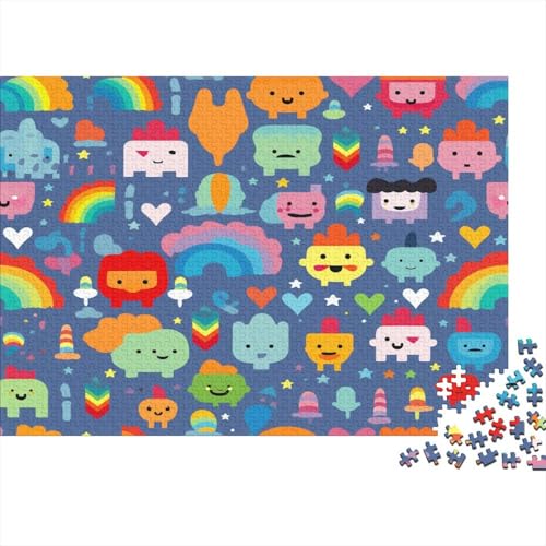 Regenbogen Puzzle 1000 Teile Für Erwachsene Und Kinder Ab 14 Jahrenfür Stressabbauer Puzzlespiel Erwachsenen Puzzlespiel Puzzel 1000pcs (75x50cm) von ChengzeTCo