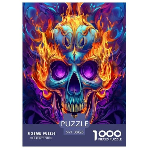 Schädel Puzzle 1000-teilige Schwer Puzzle Spielzeug Pädagogisches Spiel Impossible Herausforderungsspielzeug Für Erwachsene Kinder 38x26cm/1000pcs Schädel Puzzle 1000-teilige Schwer Puzzle Spielzeug Pädagogisches Spiel Impossible Herausforderungsspielzeug Für Erwachsene Kinder 38x26cm/1000pcs von ChengzeTCo
