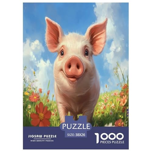 Schwein Puzzle 1000 Teile Schwer Puzzle Spielzeug Pädagogisches Spiel Impossible Herausforderung Spielzeug Für Erwachsene Kinder 38x26cm/1000pcs Schwein Puzzle 1000 Teile Schwer Puzzle Spielzeug Pädagogisches Spiel Impossible Herausforderung Spielzeug Für Erwachsene Kinder 38x26cm/1000pcs von ChengzeTCo
