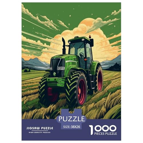 Traktor Puzzle 1000 Teile Schwer Puzzle Spielzeug Pädagogisches Spiel Impossible Herausforderungsspielzeug Für Erwachsene Und Kinder Ab 14 Jahren 38x26cm/1000pcs Traktor Puzzle 1000 Teile Schwer Puzzle Spielzeug Pädagogisches Spiel Impossible Herausforderungsspielzeug Für Erwachsene Und Kinder Ab 14 Jahren 38x26cm/1000pcs von ChengzeTCo