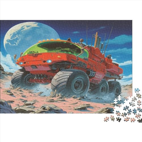 Traktoren Hölzerne Puzzles 500 Teile Jigsaw Puzzle Unmögliches Puzzle Für Erwachsene Geschenke Ideal Als Ostern Geschenke 500pcs (52x38cm) von ChengzeTCo