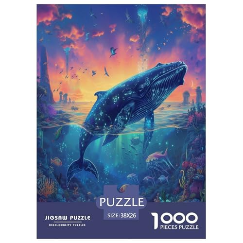 Wal Puzzle 1000-teilige Schwer Puzzle Spielzeug Pädagogisches Spiel Impossible Herausforderungsspielzeug Für Erwachsene Kinder 38x26cm/1000pcs Wal Puzzle 1000-teilige Schwer Puzzle Spielzeug Pädagogisches Spiel Impossible Herausforderungsspielzeug Für Erwachsene Kinder 38x26cm/1000pcs von ChengzeTCo