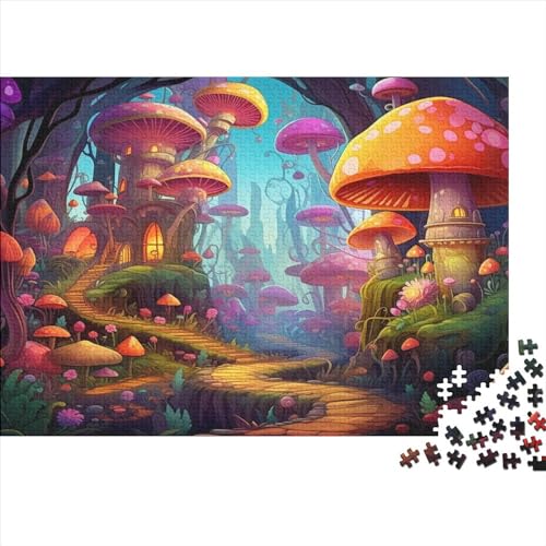 Wunderland Puzzle Farbenfrohes 500 Teile Impossible Puzzle Herausforderndes Puzzle Rahmen Puzzle Puzzle-Geschenk Erwachsene-Puzzle von ChengzeTCo