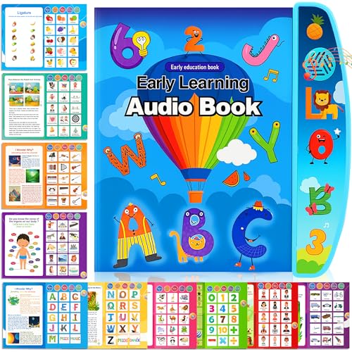 Chennyfun Baby Soundbuch Lernspielzeug, Kunterbuntes Buch in Englisch mit Musik, Geschichten, Zahlen, Alphabet, Wörter etc. Interaktives Buch Lernen Buch, Book Geschenk für Kinder 2 3 4 5 Jahr Chennyfun Baby Soundbuch Lernspielzeug, Kunterbuntes Buch in Englisch mit Musik, Geschichten, Zahlen, Alphabet, Wörter etc. Interaktives Buch Lernen Buch, Book Geschenk für Kinder 2 3 4 5 Jahr von Chennyfun