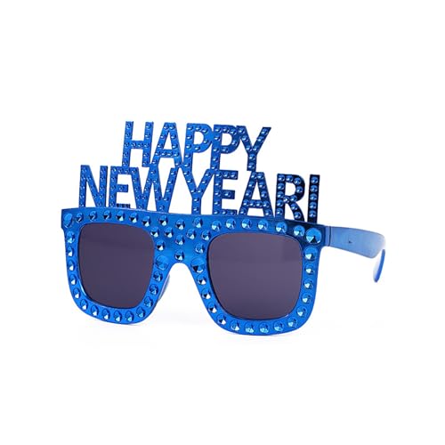 Chenxi Studio 2025 Happy New Year Eyewear Einzigartige lustige Brillen Dekorationen Brillen für Feiertage von Chenxi Studio