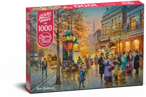 Cherry Pazzi Puzzle 1000 pièces : Boulevard de Paris von Cherrypazzi