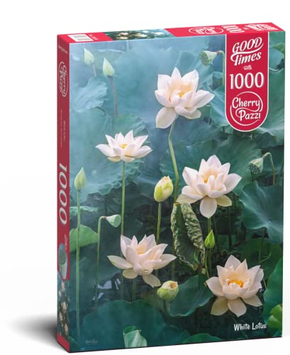 Cherry Pazzi Puzzle 1000 pièces : Lotus Blanc von Cherrypazzi