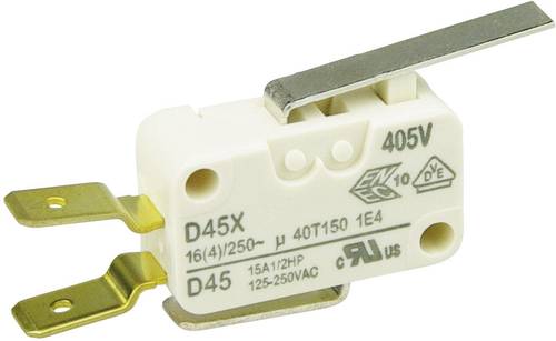 ZF D45U-V3LD Mikroschalter D45U-V3LD 250 V/AC 16A 1 x Ein/(Ein) tastend von ZF