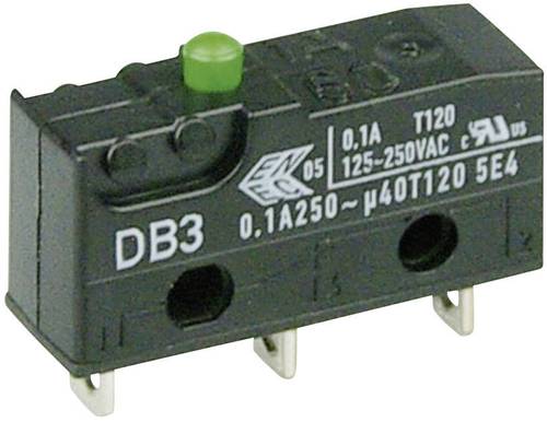 ZF DB3C-A1AA Mikroschalter DB3C-A1AA 250 V/AC 0.1A 1 x Ein/(Ein) tastend von ZF