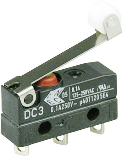 ZF DC3C-A1RC Mikroschalter DC3C-A1RC 250 V/AC 0.1A 1 x Ein/(Ein) IP67 tastend 1St. von ZF