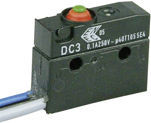 ZF DC3C-C3AA Mikroschalter DC3C-C3AA 250 V/AC 0.1A 1 x Ein/(Ein) IP67 tastend 1St. von ZF