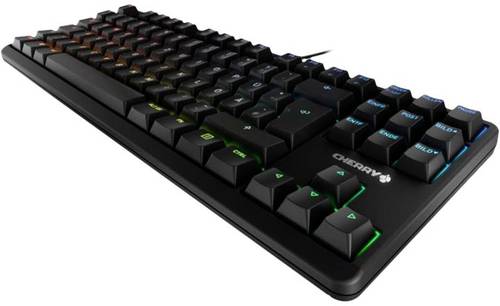 CHERRY G80-3833LWBEU-2 Kabelgebunden Gaming-Tastatur US-Englisch Schwarz von Cherry