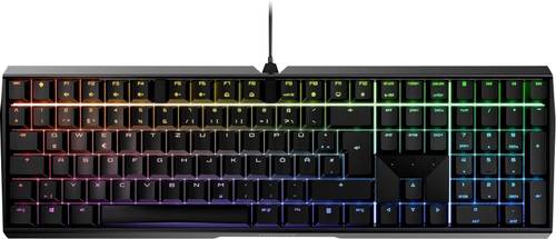 CHERRY MX Silent USB Gaming-Tastatur Deutsch, QWERTZ Schwarz von Cherry