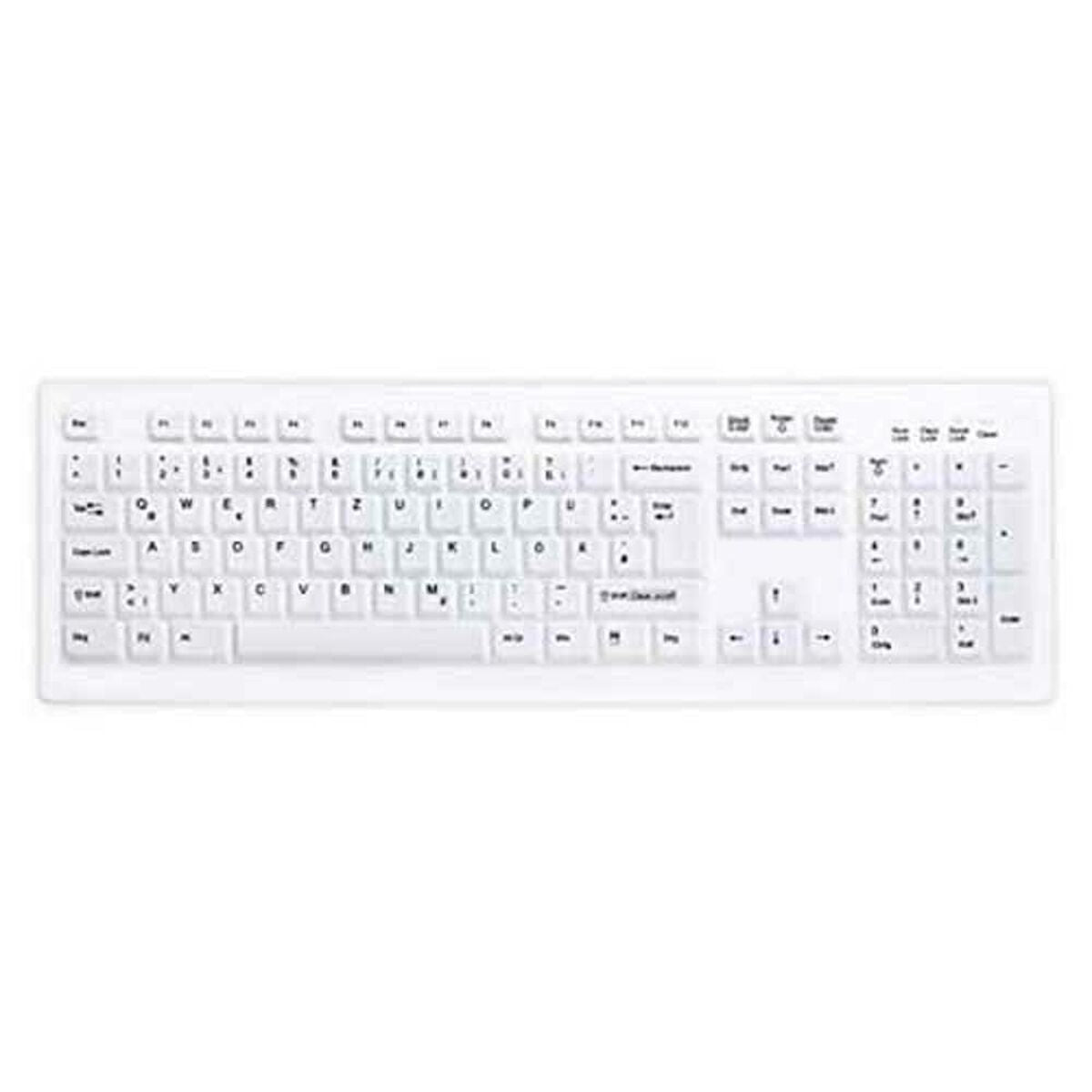 Keyboard Cherry AK-C8100F-UVS-W USB Weißer Spanisch QWERTY von Cherry