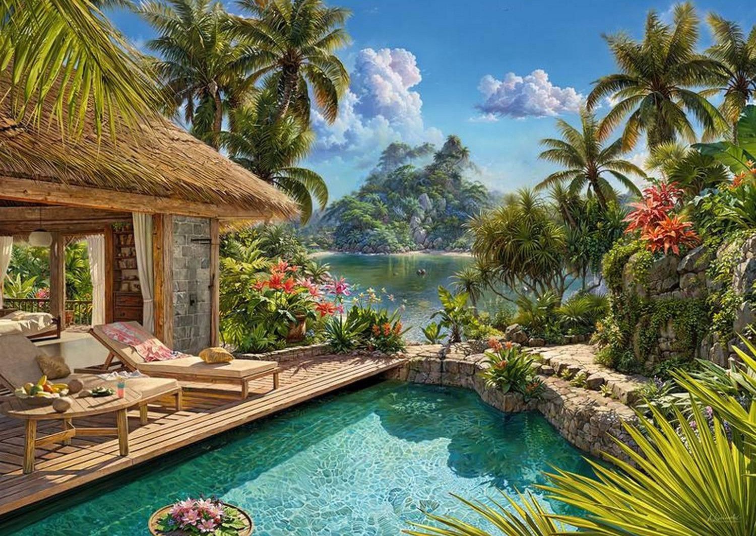 CherryPazzi Puzzle 2000 Teile – Tropical Vacation - CherryPazzi Puzzle 2000 Teile – Tropical Vacation - von CherryPazzi