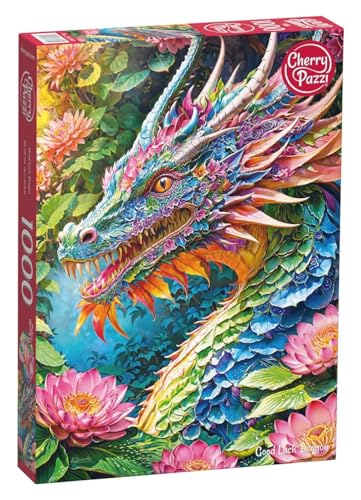 CherryPazzi Puzzle mit 1000 Teilen: Glücklicher Drache von Cherrypazzi