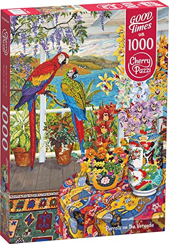 Puzzle 1000 pièces : Perroquets sur la véranda von Cherrypazzi