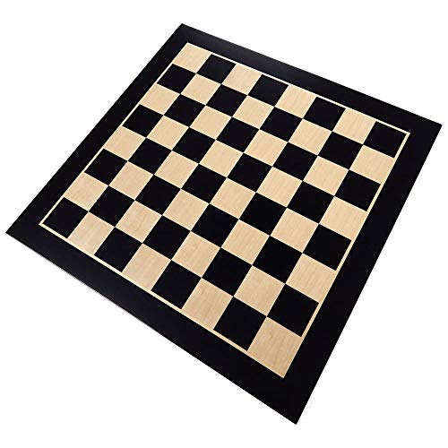 Schachbrett Berlin – eingelegtes Ahorn- und Buchenholz, extra groß, 48,3 x 48,3 cm von Chess and games shop Muba