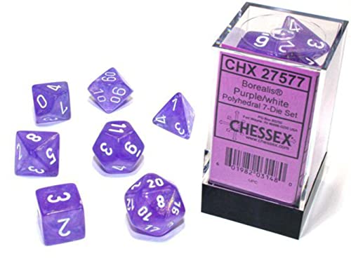 Chessex Borealis Light Green Luminary Dice Set Boxed [CHX27577] von Chessex