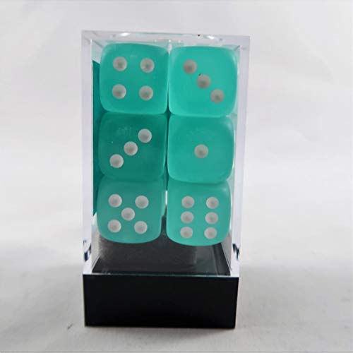 Chessex Frosted Teal W6 16mm Set von Chessex