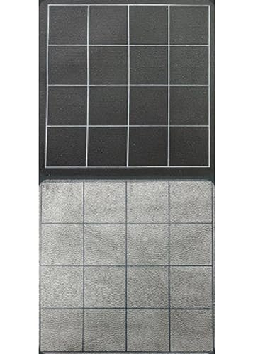 Megamat® 1” Reversible Black-Grey Squares (34½” x 48” Playing Surface) von Chessex