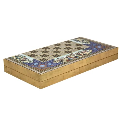 Backgammon-Set aus Holz, Khatam-Design, 50,8 cm von Chessgammon