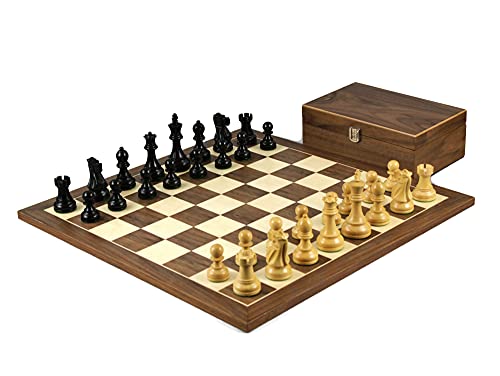 Chessgammon Holzschachspiel Nussbaumbrett 20 Zoll Gewichtet Ebonisiert Reykjavik Staunton Figuren 3.75 Zoll Chessgammon Holzschachspiel Nussbaumbrett 20 Zoll Gewichtet Ebonisiert Reykjavik Staunton Figuren 3.75 Zoll von Chessgammon