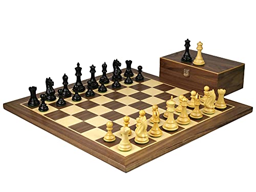 Chessgammon Holzschachspiel Nussbaumbrett 20 Zoll Gewichtet Ebonisiert Staunton Fierce Knight Figuren 3.75 Zoll Chessgammon Holzschachspiel Nussbaumbrett 20 Zoll Gewichtet Ebonisiert Staunton Fierce Knight Figuren 3.75 Zoll von Chessgammon