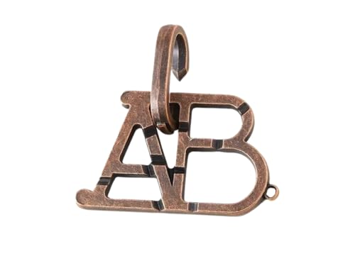 Chessgammon Metal ABC Lock Magic Brain Teaser Puzzle von Chessgammon