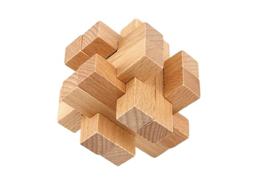 Chessgammon Schatzkäfig Kongming Lock Massivholz Denkspiel Puzzle von Chessgammon