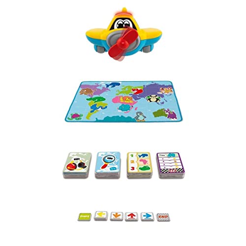 Chicco 00009858000040 Montessori Coding Abenteuerflugzeug, bunt von Chicco