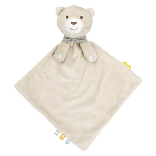 Chicco Spiel Maxi Doudou, Plüschspielzeug aus weichem Samt in Form eines Teddybären, mit klassischer und New Age Musik, Baby-Plüsch, weich zum Kuscheln, Spielzeug für Neugeborene 0+ M, beige von Chicco