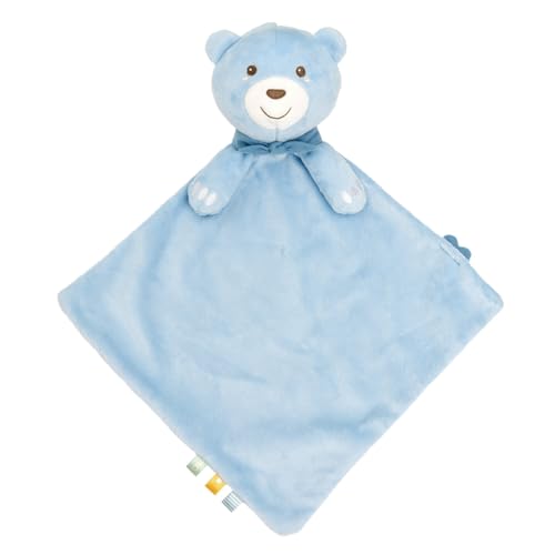 Chicco Spiel Maxi Doudou, Plüschspielzeug aus weichem Samt in Form eines Teddybären, mit klassischer und New Age Musik, Baby-Plüsch, weich zum Kuscheln,Babyspielzeug 0+ Monate, Hellblau von Chicco