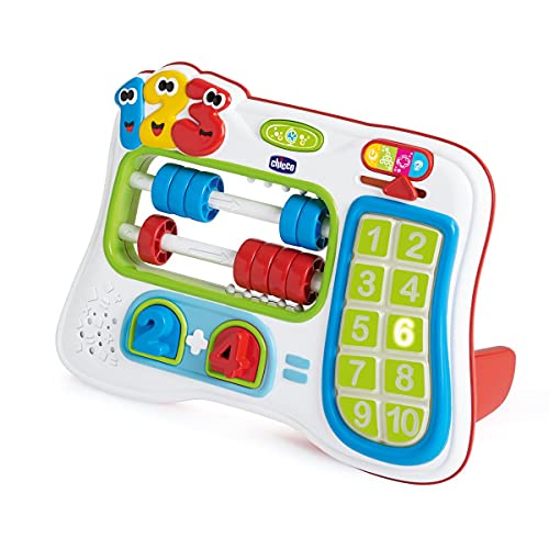 Chicco 10521, Montessori-Spielzeug für Kinder, zählen Abaco Zählt & Lernen, bunt, S von Chicco