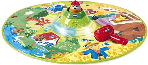 Chicco 10603 Discover Al Mole Rug Elektronische Spielmatte für Kinder, Mehrfarbig, 1 stück (1er Pack) von Chicco