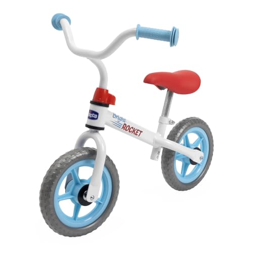Chicco Balance Bike Bright Rocket, pedalfreies Kinderfahrrad, leichtes Balance Bike, mit verstellbarem Lenker und Sitz, max 25 kg, weiß, 2-5 Jahre, Geschenkidee Chicco Balance Bike Bright Rocket, pedalfreies Kinderfahrrad, leichtes Balance Bike, mit verstellbarem Lenker und Sitz, max 25 kg, weiß, 2-5 Jahre, Geschenkidee von Chicco