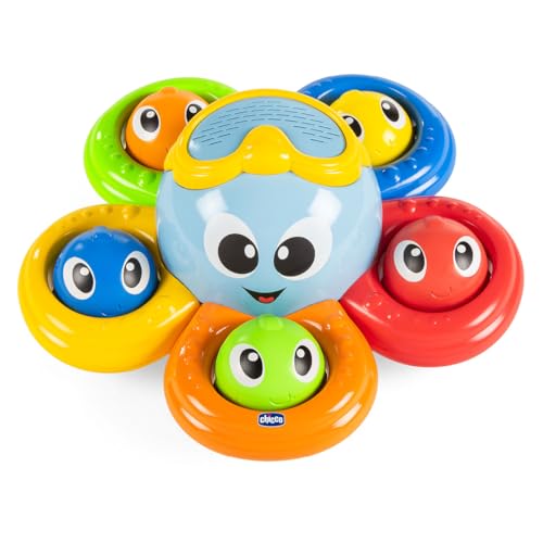 Chicco 00010037000000 Gioco Bagno il Polpo Badespiel Billy der Oktopus, S von Chicco