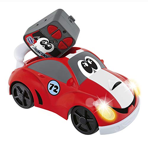 Chicco Johnny Coupe Kinder-Funkauto mit 4-Wege-Fernbedienung und Johnny Coupe Racing, Mehrfarbig, 4M+ von Chicco