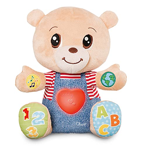 Chicco 00007947000000 Orso Delle Emozioni ABC Teddy Bär Emotionen Spiel, Teddybär von Chicco