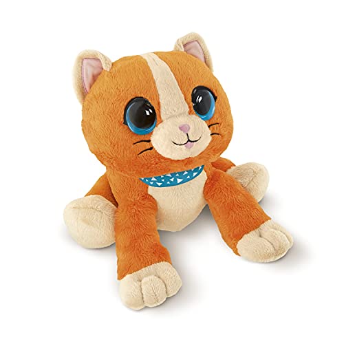 Chicco - Süße Katze Kuckuckuck, interaktives Plüschtier 2in1, Farbe Orange, 0001077010000 von Chicco