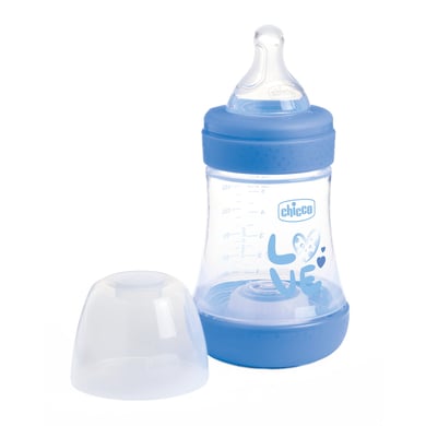 chicco Babyfläschchen Perfect 5 150 ml in blau von Chicco