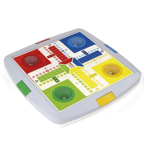 Chicos - Automatic Parcheesi & Goose Deluxe: Automatisches Parcheesi und Goose-Spiel für Kinder ab 3 Jahren (64104) von Chicos